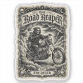 Der Road Reaper Death Tarot Aufkleber (Vorderseite)