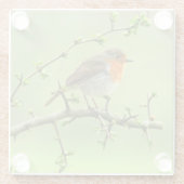 Der Robin Glasuntersetzer (Rückseite)