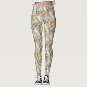 Der Robin ist eine Gabriel-Wasserfarbe Leggings