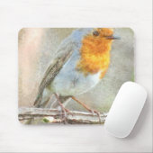 Der Robin ist eine Gabriel-Wasserfarbe Mousepad (Mit Mouse)