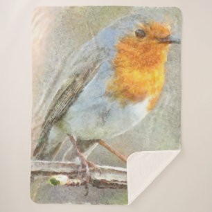 Der Robin ist eine Gabriel-Wasserfarbe Sherpadecke