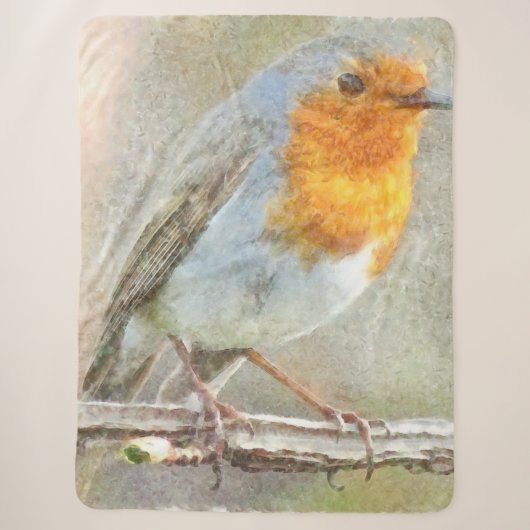 Der Robin ist eine Gabriel-Wasserfarbe Sherpadecke (Vorderseite)