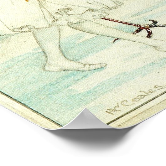 Der Robin und die Blume Fairy Poster (Ecke)