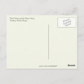 Der Robin und die Blume Fairy Postkarte (Rückseite)