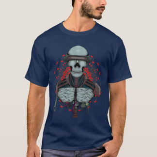 Der Roboter zwischen Mädchen T-Shirt