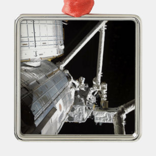 Der Roboterarm des japanischen Experimentes Modu 2 Silbernes Ornament