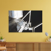 Der Roboterarm des japanischen Experiments Modu 2 Leinwanddruck (Insitu (Wohnzimmer))