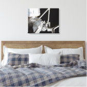Der Roboterarm des japanischen Experiments Modu 2 Leinwanddruck (Insitu (Schlafzimmer))