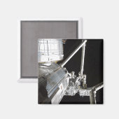 Der Roboterarm des japanischen Experiments Modu 2 Magnet (Vorderseite/Rückseite)