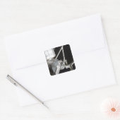 Der Roboterarm des japanischen Experiments Modu 2 Quadratischer Aufkleber (Umschlag)