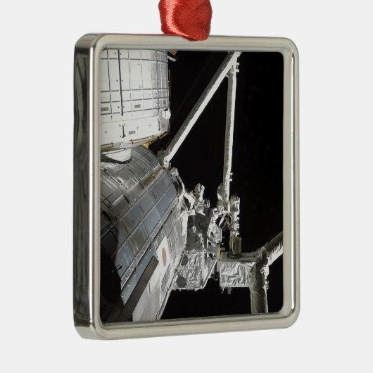 Der Roboterarm des japanischen Experiments Modu 2 Silbernes Ornament (Rechts)