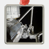 Der Roboterarm des japanischen Experiments Modu 2 Silbernes Ornament (Vorne)