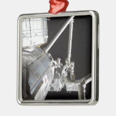 Der Roboterarm des japanischen Experiments Modu 2 Silbernes Ornament (Links)