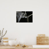 Der Roboterarm des japanischen Versuchsmodells Poster (Küche)