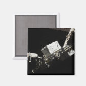 Der Roboterarm des Remote Manipulators System Magnet (Vorderseite/Rückseite)