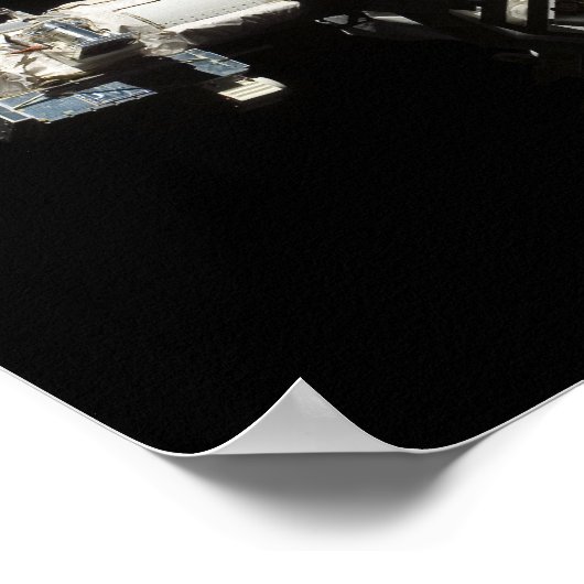 Der Roboterarm des Remote Manipulators System Poster (Ecke)