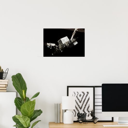 Der Roboterarm des Remote Manipulators System Poster (Heimbüro)