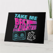 Der Rock der 80er Karte (Vorderseite)