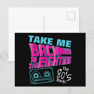 Der Rock der 80er Postkarte