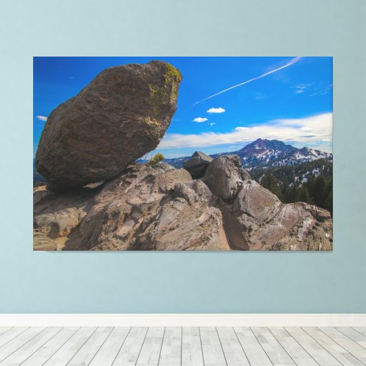 Der Rock Leinwanddruck (Insitu (Holzboden))