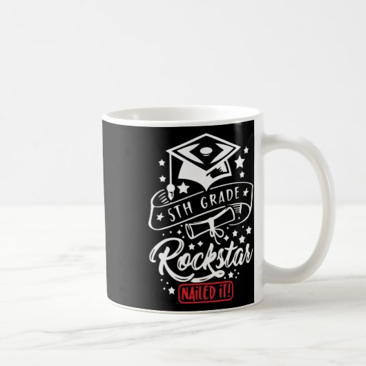Der Rock Star der Grade Student nagelte es am sonn Kaffeetasse (Rechts)