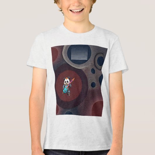 Der Rockbär Tri-Blend Shirt (Vorderseite)