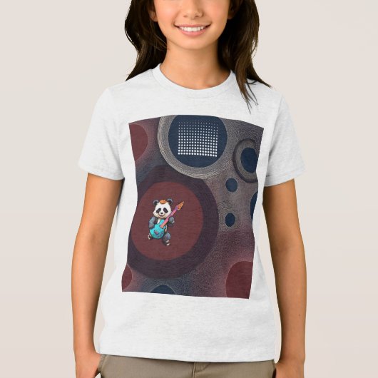 Der Rockbär Tri-Blend Shirt (Vorderseite)