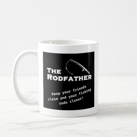 DER RODFATHER Fishing Fanatics Kaffeetasse (Links)