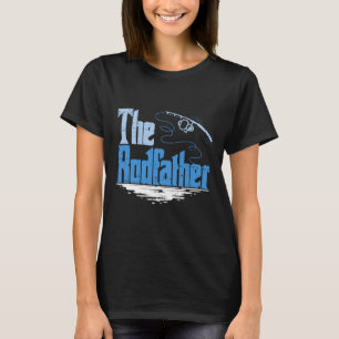 Der Rodfather Lustige Angeln Parodie T-Shirt