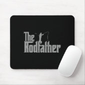 Der Rodfather Lustiger Angler Rod Fisch Dad Fis Mousepad (Mit Mouse)