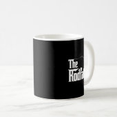 Der Rodfather Lustiger Angler-Vater Humor Kaffeetasse (VorderseiteRechts)