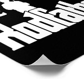 Der Rodfather Lustiger Fischer T-Shirt Meer Poster (Ecke)