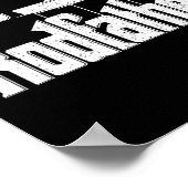 Der Rodfather Lustiges Angel-Vater-Geschenk Poster (Ecke)