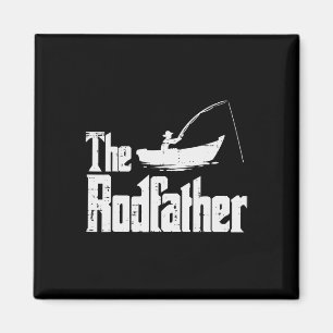 Der Rodfather Spaß Angeln Vatertag Film Wortspiel Magnet