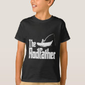 Der Rodvater Fun Fishing Vaters Day Movie Pun Da T-Shirt (Vorderseite)