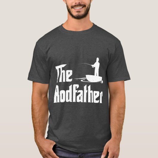 Der Rodvater Funny Fishing für Fischer T-Shirt (Vorderseite)