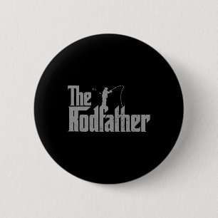 Der Rodvater Funny Fishing Lover Rod Fish Vater Fi Button