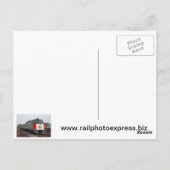Der Roger Williams Zug Set Postkarte (Rückseite)