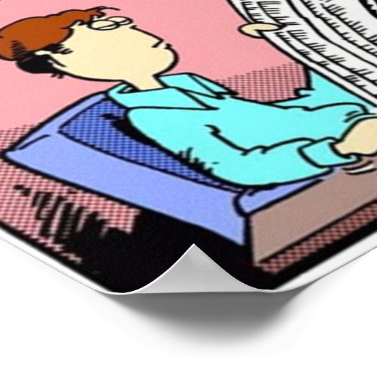 Der Rohrstreifen Poster (Ecke)