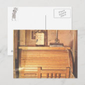 Der Roll Top Desk Postkarte (Vorne/Hinten)