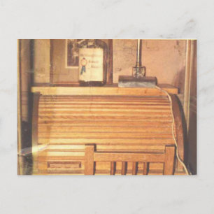 Der Roll Top Desk Postkarte