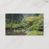 Der rollende Teich mit der Mondbrücke Visitenkarte (Rückseite)