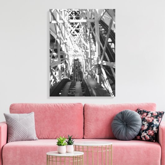 Der Roller-Untersetzer Leinwanddruck (Insitu (Wohnzimmer))