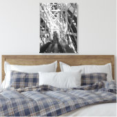 Der Roller-Untersetzer Leinwanddruck (Insitu (Schlafzimmer))