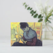 Der Roman Reader von Vincent van Gogh Postkarte (Stehend Vorderseite)