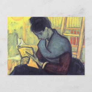 Der Roman Reader von Vincent van Gogh Postkarte