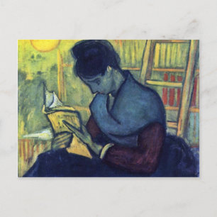Der Romanleser von Vincent Van Gogh Postkarte