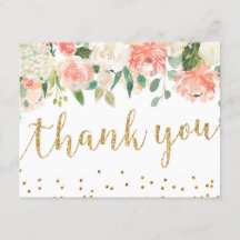 Der romantische Blumen Pfirsich danken Ihnen zu