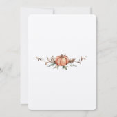 Der romantische Fall rettet die Termine Save The Date (Rückseite)