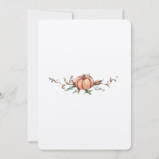 Der romantische Fall rettet die Termine Save The Date (Rückseite)